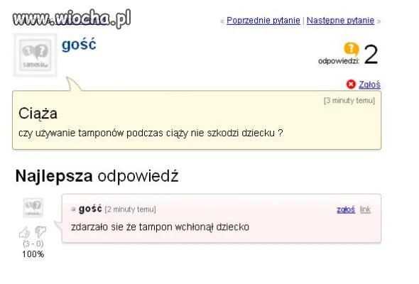 Ciąża i tampony.
