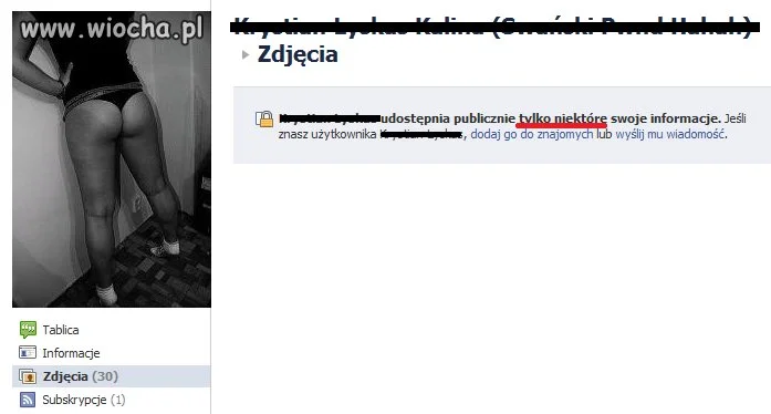 Na miniaturce dupę wystawiła