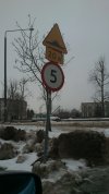 Polscy drogowcy. Takie znaki to tylko w Elblągu.