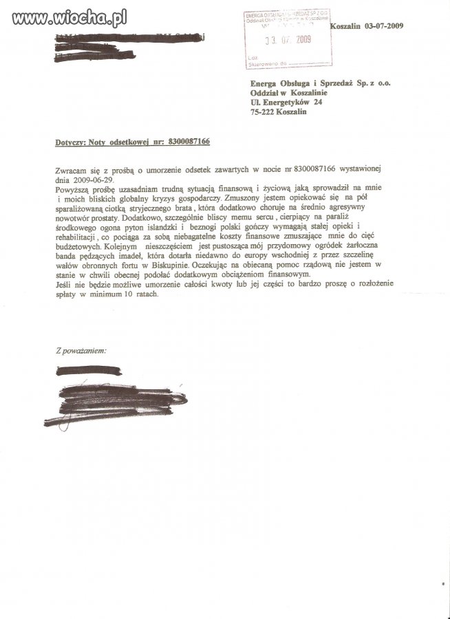 NOTA ODSETKOWA (autentyk)