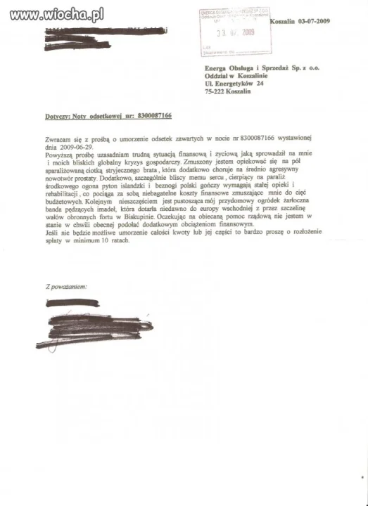 NOTA ODSETKOWA (autentyk)