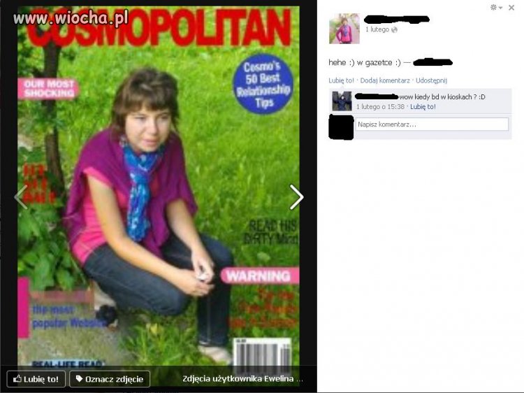 Ewelinka w Cosmopolitanie?