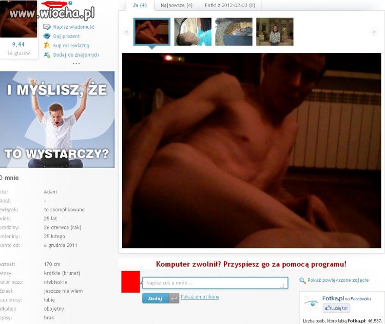 Chyba koleś pomylił portale