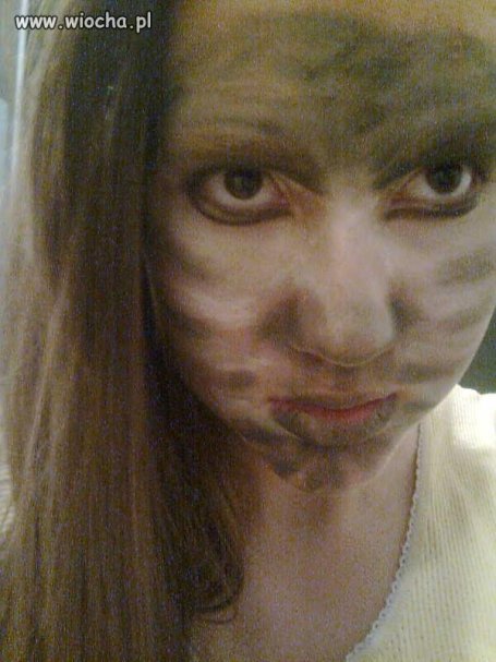 Jak to zobaczyłam to się wystraszyłam.
