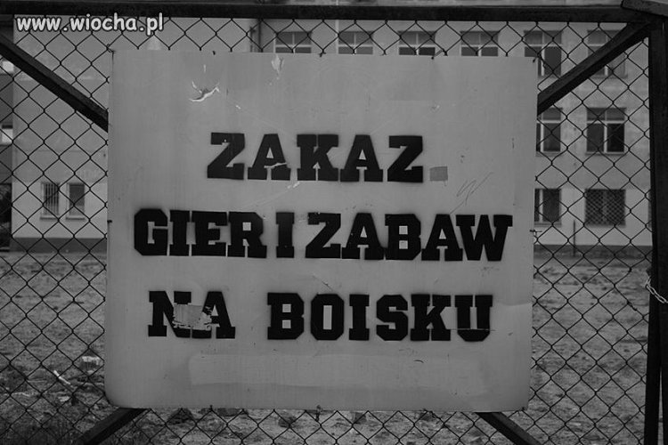 Tylko zakazują i zakazują...