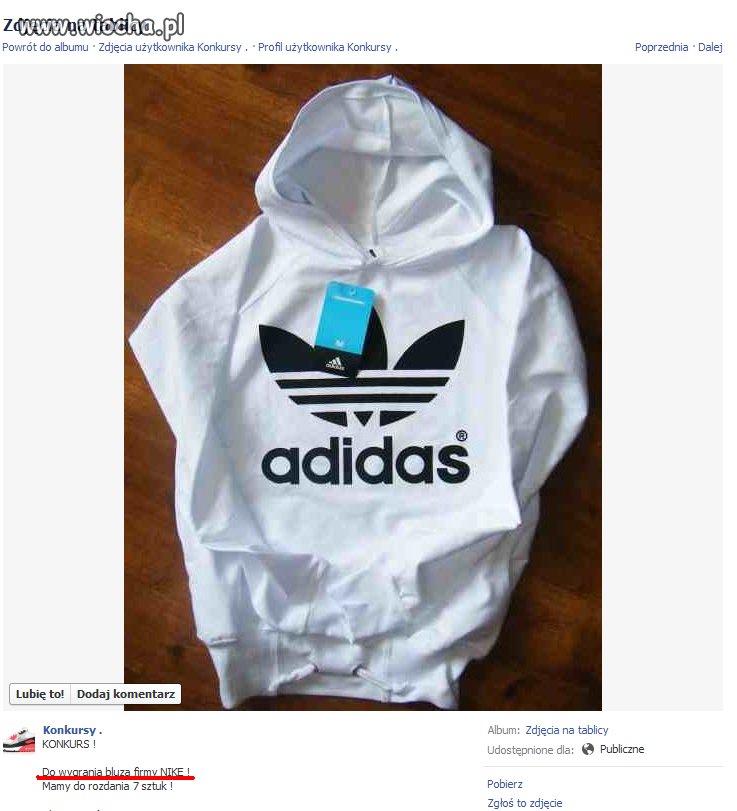 Konkursy na Facebooku