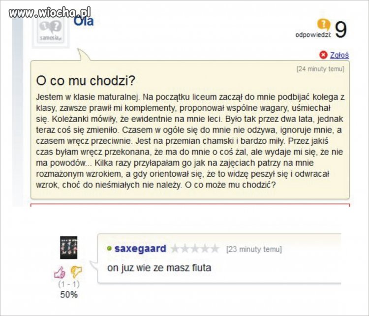 O co mu chodzi?