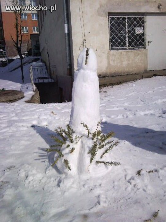 Sniegowy fiut...