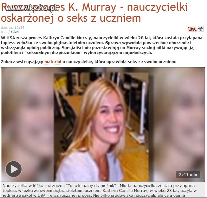Seks nauczycielki z 15 latkiem...