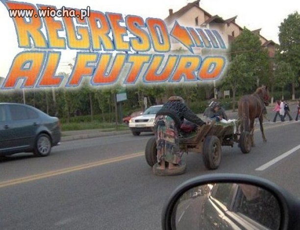 Babcia jest fanka Marty McFly'a