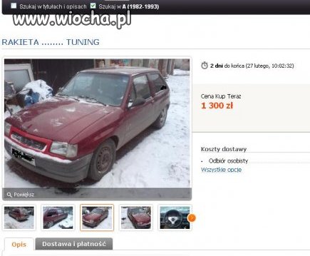 Prawie jak Calibra V8