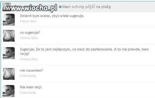 Jednak nie miałem racji...