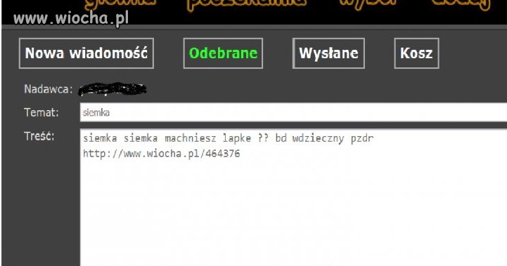 Machniesz łapkę?