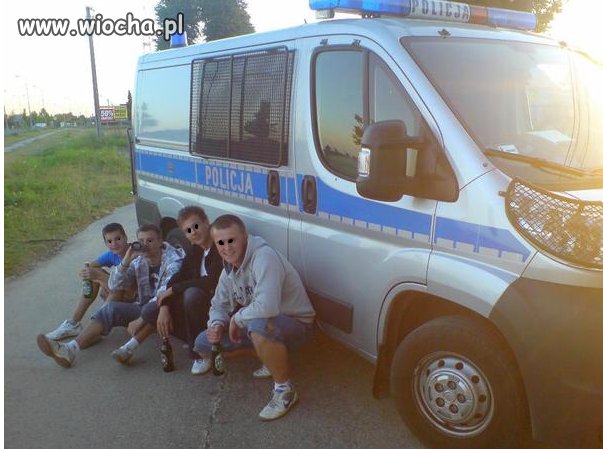 Piwko + radiowóz = Chłopaki Kozaki