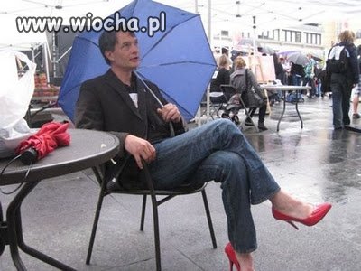 'no helooł! ta parasolka do bucików nie pasuje'