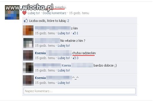 W związku?