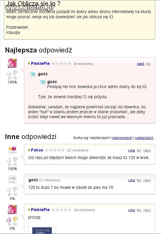 Jak oblicza się IQ, EQ, "muwili..."