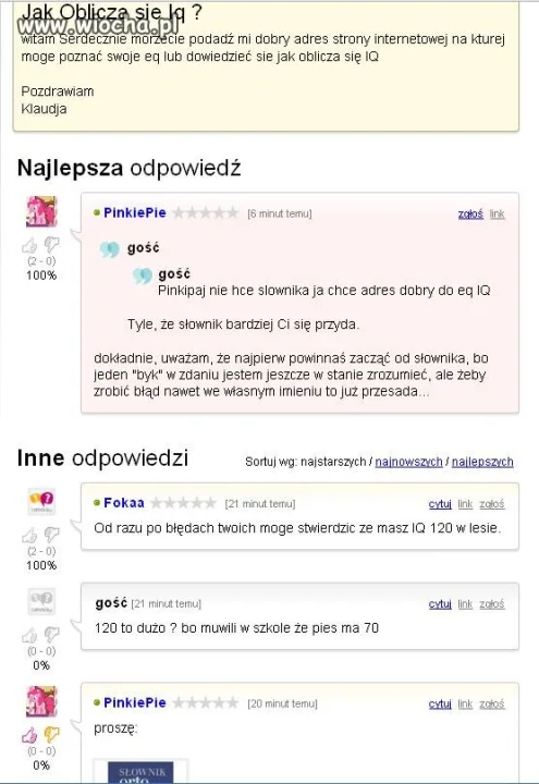 Jak oblicza się IQ, EQ, "muwili..."