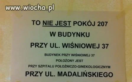 Bardzo mądre ogłoszenie