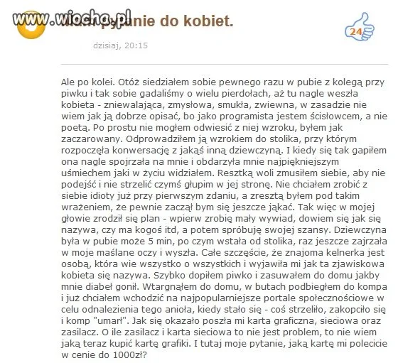 Pytanie do kobiet
