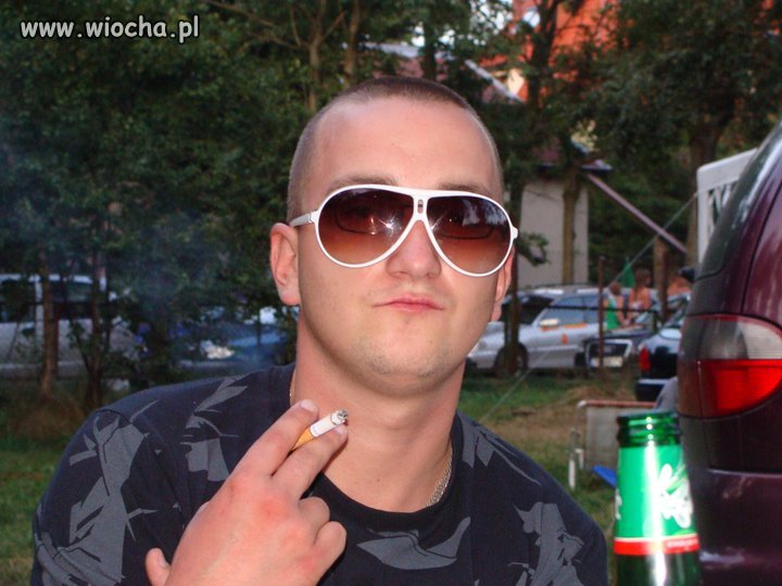 Okulary x2 fajka piwo i jest lans