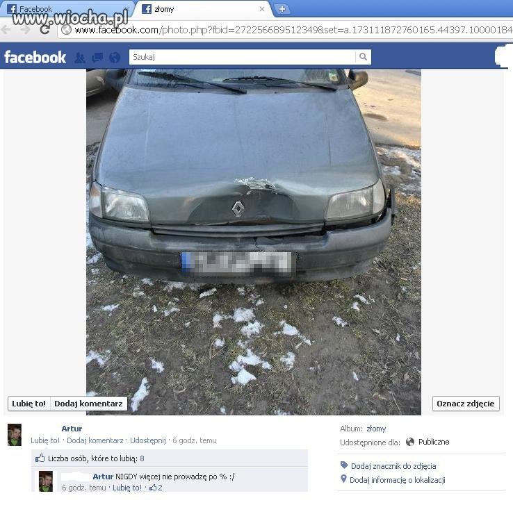 Nie ma to jak się chwalić swoją odpowiedzialnością