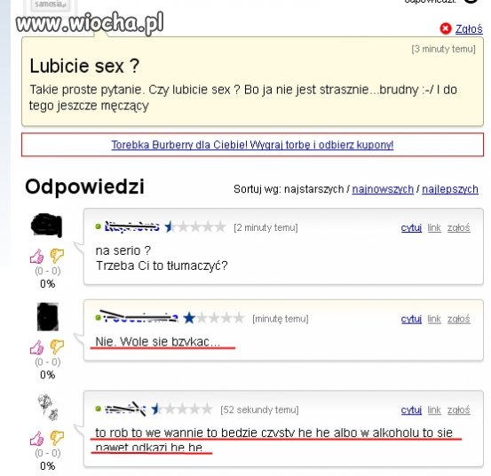 No i dziewczyna woli się bzykać ...