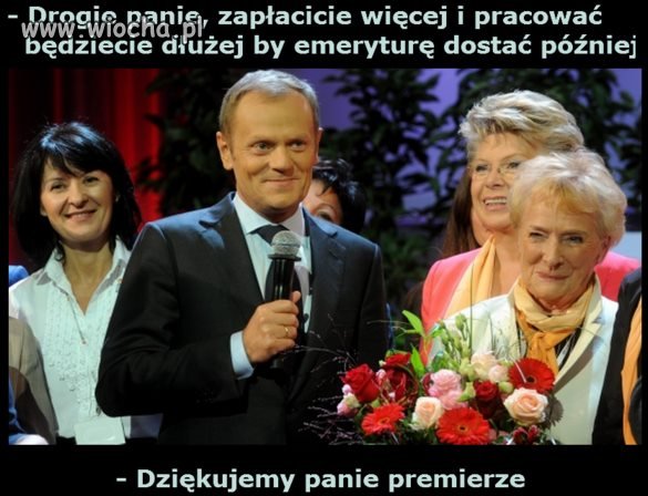 nie d<iekujemy panie premierze tylko