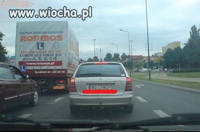 Ciekawe co na to policja?!