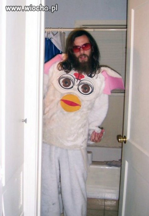 Różowy sweet furby.