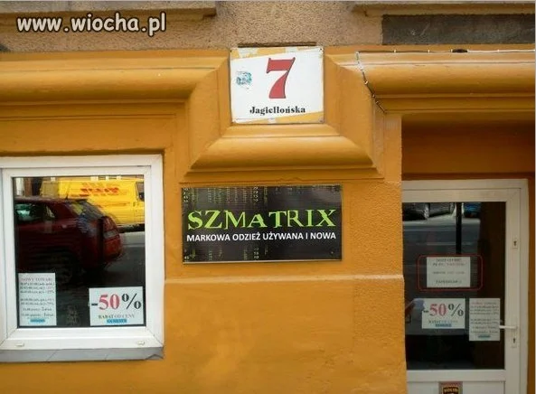 Ciekawa nazwa sklepu