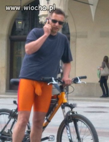 Rowerzysta z Krakowa