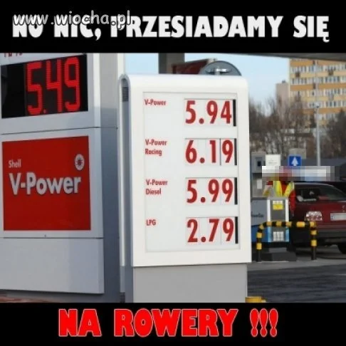 60% ceny paliwa to podatki!!!