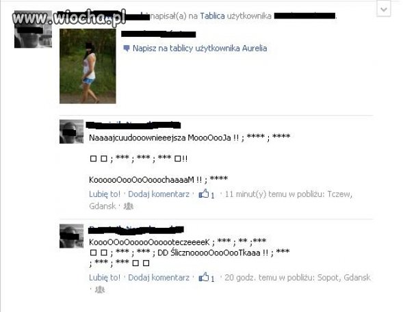 I ta cudowna pisownia młodzieży...