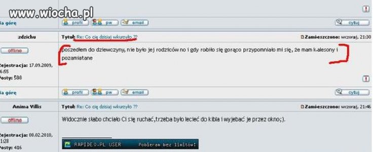 Co cię dzisiaj wkurzyło??
