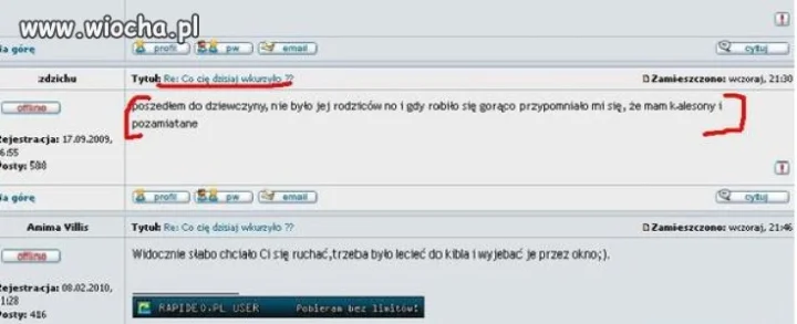 Co cię dzisiaj wkurzyło??