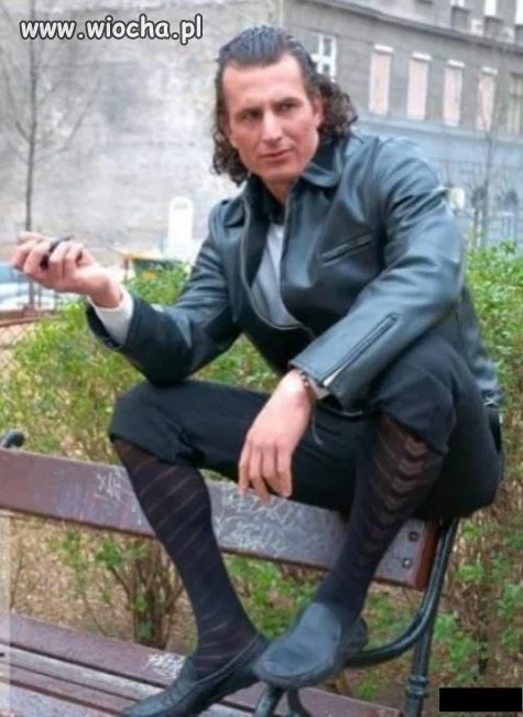 Ten gościu ma rajstopy