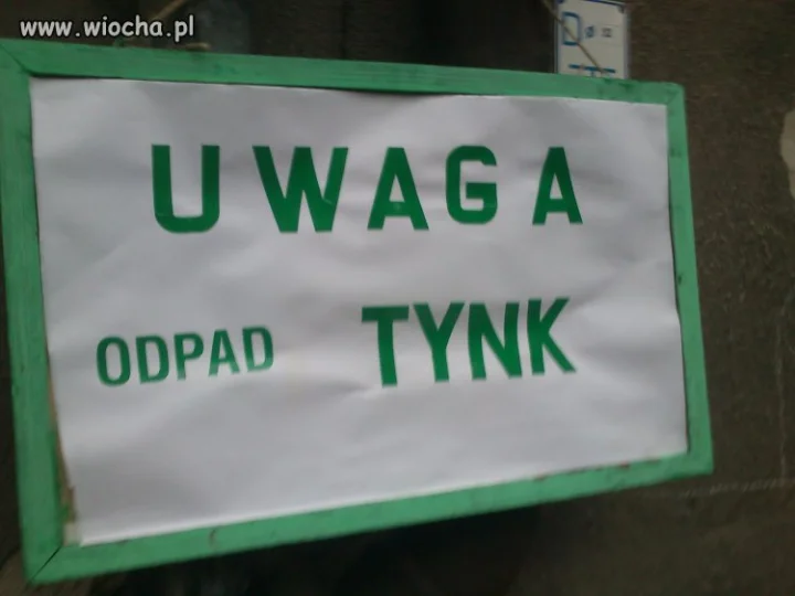 ODPAD TYNK