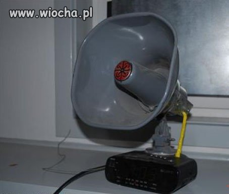 Radiobudzik dla śpiochów