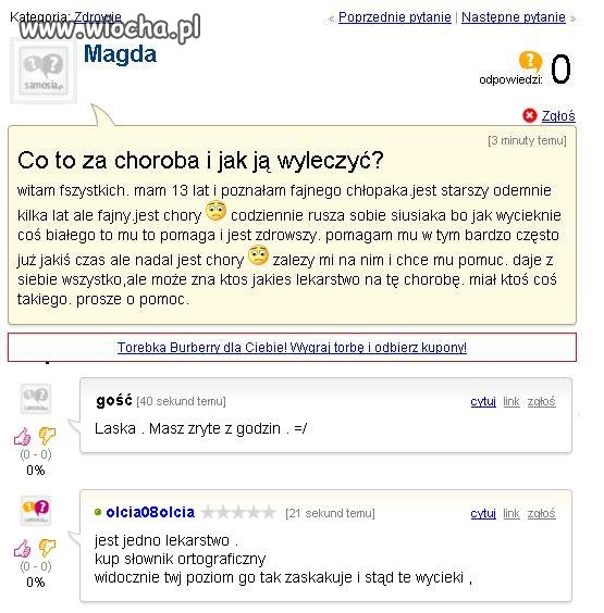 Popisałam się  13 lat 