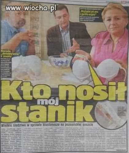 Wielkie śledztwo ws. stanika? 