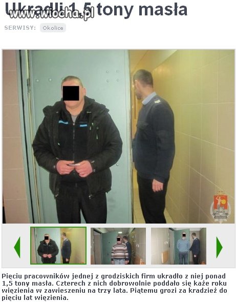 Ukradli masło