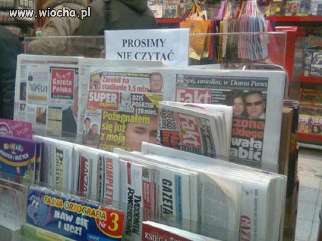 Prosimy nie czytać!