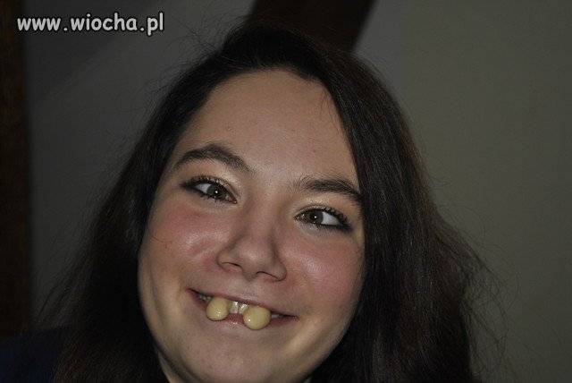 Fasola w gebie i jeszcze ten zez... 