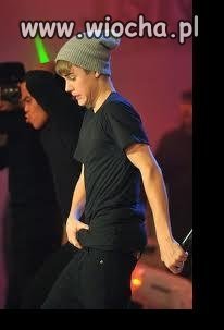 Justin na planie swojego  teledysku