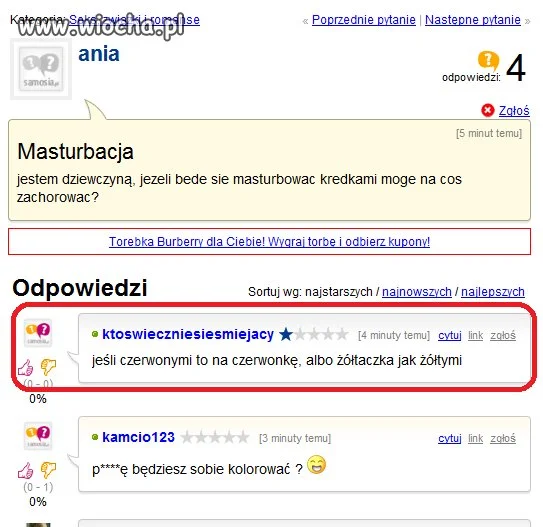 Masturbacja kredką