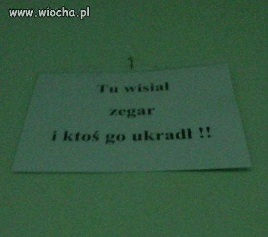 Złodziej zegarów