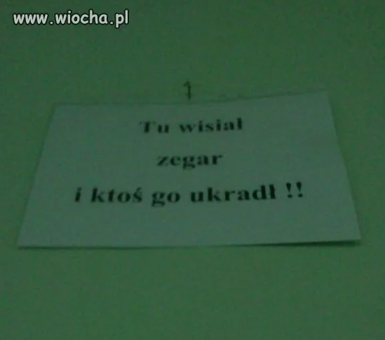 Złodziej zegarów