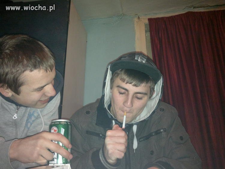 15 lat + papierosy i piwko = Wiocha