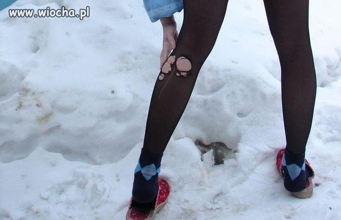 Zima laczki ta dziura 